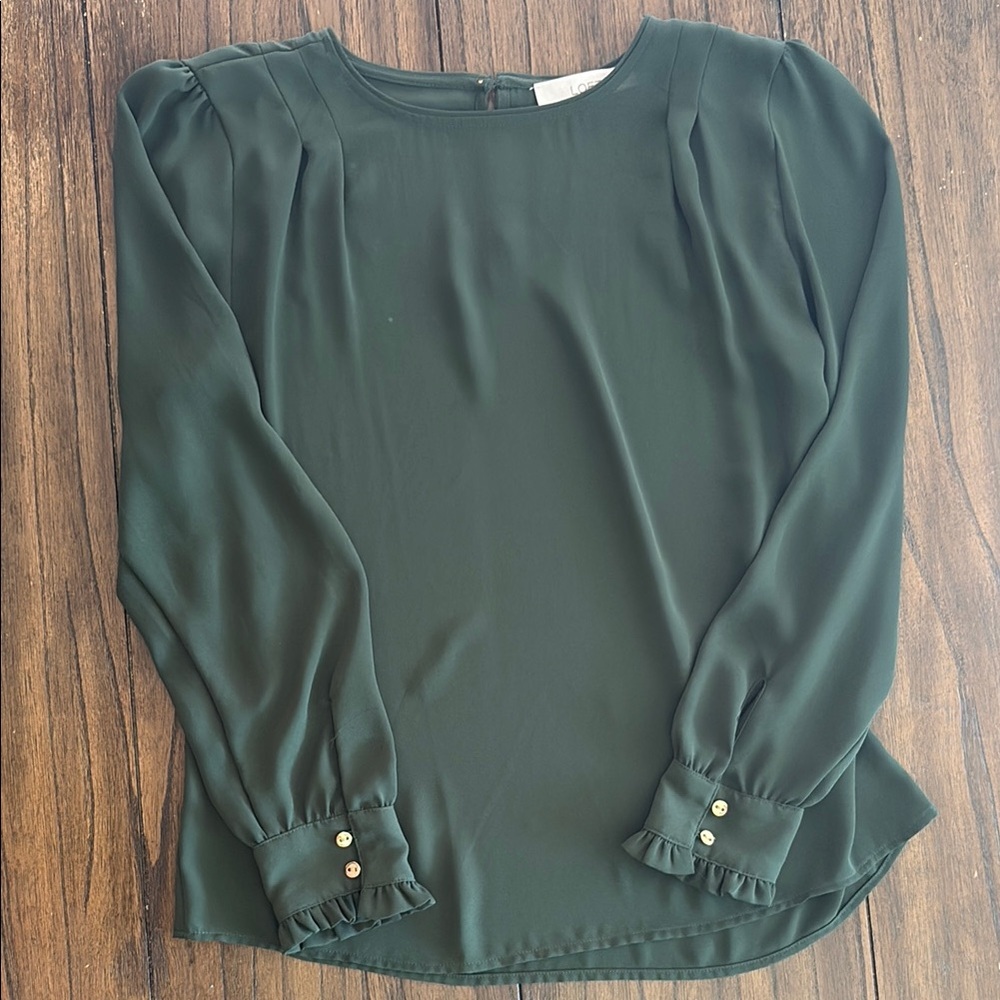 Loft Green Blouse